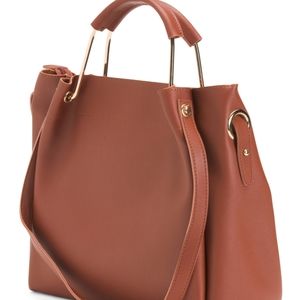 Brown Bagley Mischka tote handbag